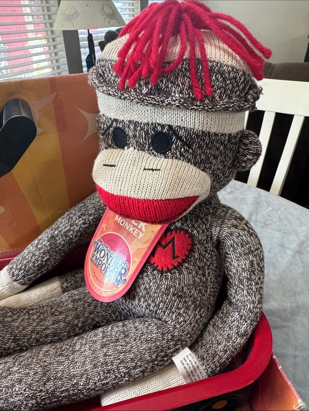 Mr. Magorium's‎ Wonder Emporium Sock Monkey Red Wagon Rare In Original Box Toys